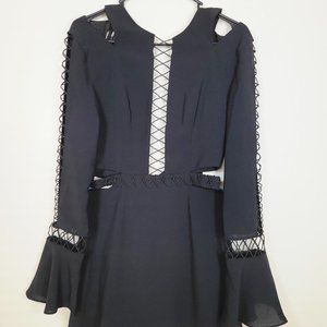 Women's Rare Finders Black Dress, Size Medium